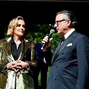 Sharon Stone et Andy Garcia figuraient parmi les invités de cet événement ponctué de performances musicales et d'une vente aux enchères.

Exclusif - Sharon Stone et Andy Garcia - Dîner de charité "Knights of Charity" au Château de la Croix des Gardes à Cannes le 20 mai 2026.  © Bruno Bebert / Bestimage