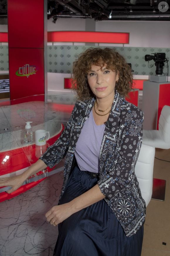 Exclusif - Anne Depétrini - Enregistrement de l'émission "Clique, dernière de la saison", présentée par M.Achour et diffusée sur Canal+ le 30 mai 2021
© Jack Tribeca / Bestimage