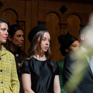 Charlotte Casiraghi, la princesse Alexandra de Hanovre lors de la messe en la cathédrale Notre-Dame-immaculée de Monaco le jour de la fête nationale à Monaco le 19 novembre 2025.

© Olivier Huitel / Pool Monaco / Bestimage