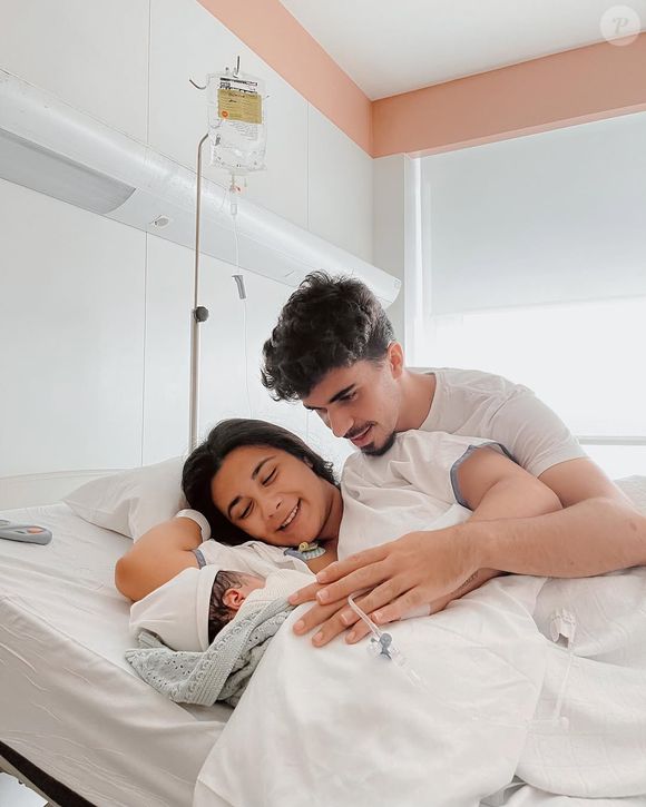 Vitinha et sa compagne Tatiana qui a accouché de de Madalena en avril 2025, Instagram @a.tati.ana - 1er septembre 2021