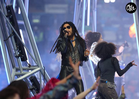 Concert de Lenny Kravitz lors de la finale de la ligue des Champions au stade Wembley à Londres : Dortmund - Real Madrid : les Espagnols arrachent une 15e Ligue des champions le 1er juin 2024.

© John Patrick Fletcher/Action Plus Sports via ZUMA Press Wire / Bestimage