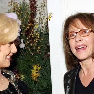 Nathalie Baye et Sylvie Vartan - Michel Drucker a rendu visite à Sylvie Vartan lors de l'un de ses spectacles au Palais des congrès à Paris