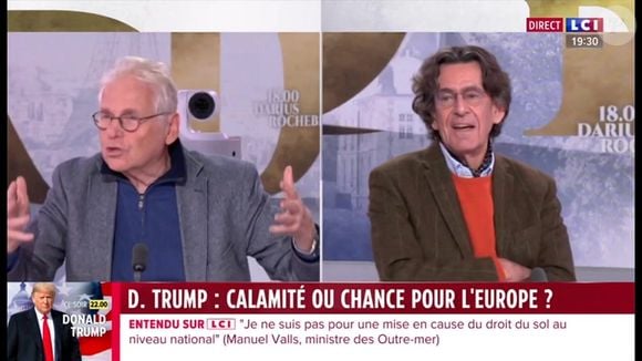 "18H Darius Rochebin" sur LCI ce dimanche 19 janvier 2025.