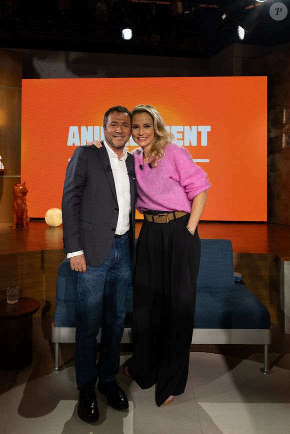 Bernard Montiel, Elodie Gossuin sur plateau de l'émission "Animalement Vôtre" présentée par Bernard Montiel et diffusée le 3 mai 2026 sur France 3, à Paris, France, le 13 janvier 2026. © Julien Sarkissian/Bestimage