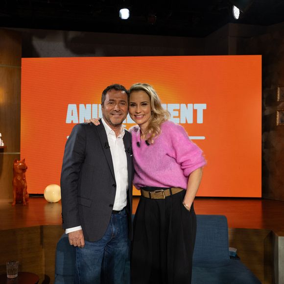 Bernard Montiel, Elodie Gossuin sur plateau de l'émission "Animalement Vôtre" présentée par Bernard Montiel et diffusée le 3 mai 2026 sur France 3, à Paris, France, le 13 janvier 2026. © Julien Sarkissian/Bestimage