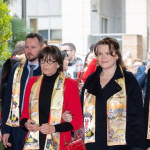 Le 47e Festival International du Cirque de Monte-Carlo en présence de la princesse Stéphanie de Monaco et de sa fille Camille Gottlieb sous le chapiteau Fontvieille à Monaco, le 18 janvier 2025. © Olivier Huitel/PoolMonaco/Bestimage