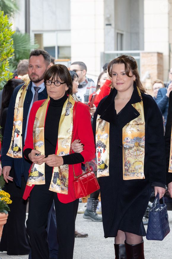 Le 47e Festival International du Cirque de Monte-Carlo en présence de la princesse Stéphanie de Monaco et de sa fille Camille Gottlieb sous le chapiteau Fontvieille à Monaco, le 18 janvier 2025. © Olivier Huitel/PoolMonaco/Bestimage