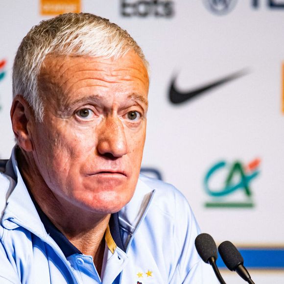Didier Deschamps est un habitué des conférences de presse et des questions parfois piégeuses des journalistes...

Didier Deschamps (France) en conférence de presse avant le match France - Croatie. Saint-Denis.