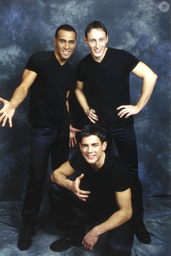 Archives - Adel Kachermi, Filip Nikolic et Frank Delay du groupe "2Be3" (Boy's band).1997
© Cédric Perrin / Bestimage