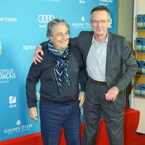 Christian Clavier et Patrice Leconte - Première du film "Une heure tranquille" à Berlin en Allemagne le 1er avril 2015. © Bestimage