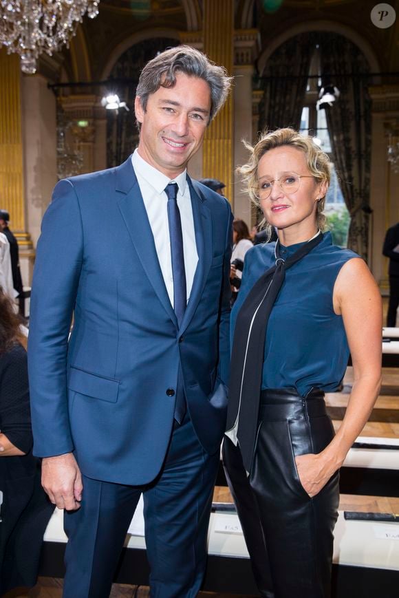 Laurent Solly et sa femme Caroline Roux - People au défilé de mode prêt-à-porter printemps-été 2017 "Lanvin" à Paris. Le 28 septembre 2016
© Olivier Borde / Bestimage