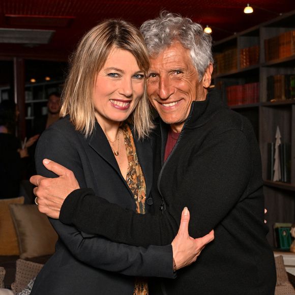 Exclusif - Mélanie Page et son mari Nagui - Générale de la pièce "Ubu Roi" d'Alfred Jarry, mise en scène par Daniel Benoin, le directeur du théâtre Anthéa à Antibes, le 3 mars 2026, avec André Marcon, qui joue le Père Ubu et Mélanie Page, dans le rôle de la Mère Ubu.  © Bruno Bebert/Bestimage
