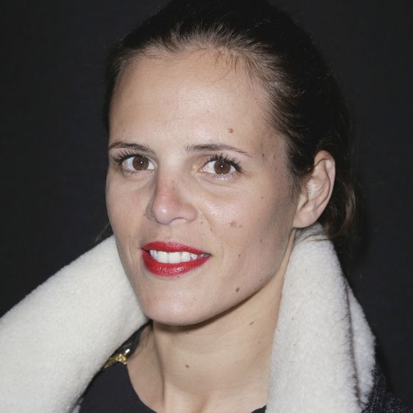 Laure Manaudou au premier rang du défilé de la collection Prêt-à-porter Automne-Hiver 2014/2015 de Guy Laroche qui s'est tenu au Grand Palais à Paris, France, le 26 février 2014. Photo by Jerome Domine/ABACAPRESS.COM