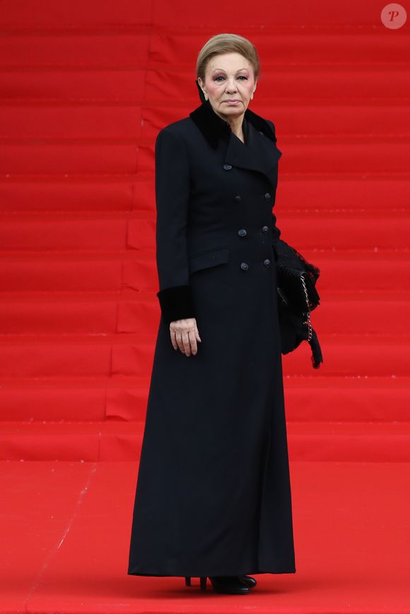 L'impératrice Farah Pahlavi d'Iran (Farah Diba) - Arrivées en l'église Saint-Sulpice pour les obsèques de l'ancien président de la République Jacques Chirac à Paris. Un service solennel sera présidé par le président de la République. Le 30 septembre 2019
© Stéphane Lemouton / Bestimage