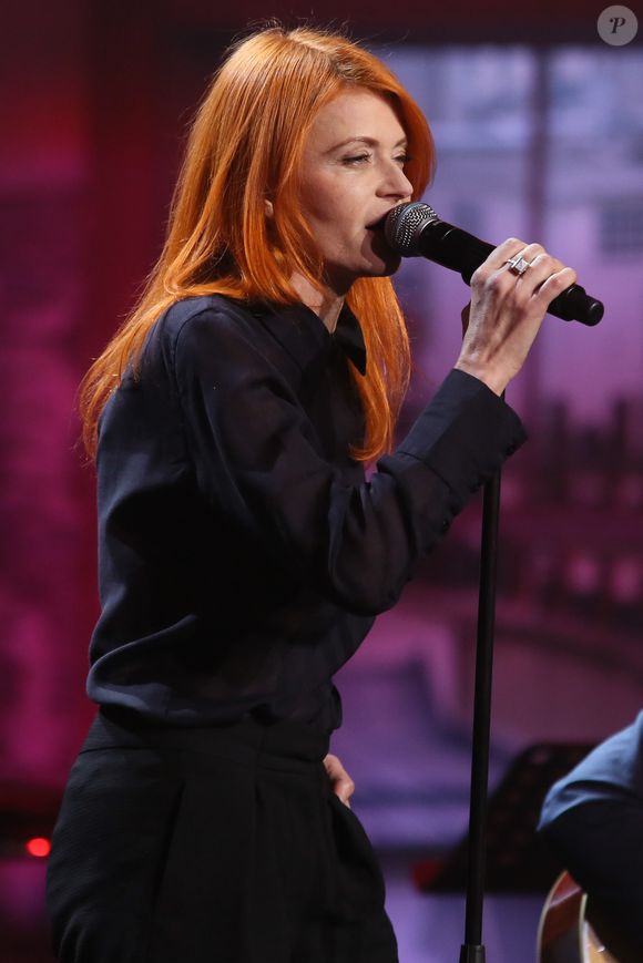 Exclusif - Axelle Red - Enregistrement de l'émission "Du côté de chez Dave" à Paris, diffusée le 28 février 2016 sur France 3. Le 15 février 2016
© CVS / Bestimage