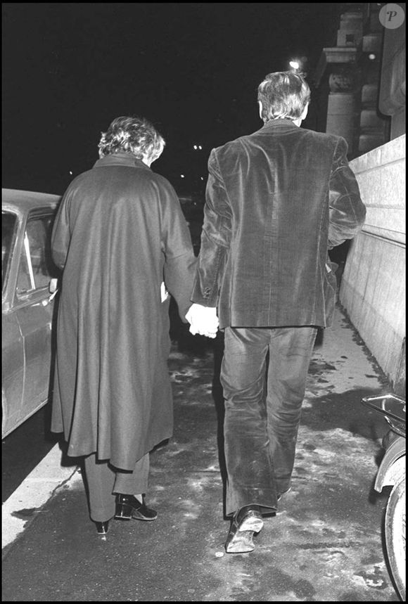 Yves Montand et Simone Signoret en soirée au Cirque Russe en 1976 à Paris. © BERTRAND RINDOFF PETROFF / BESTIMAGE