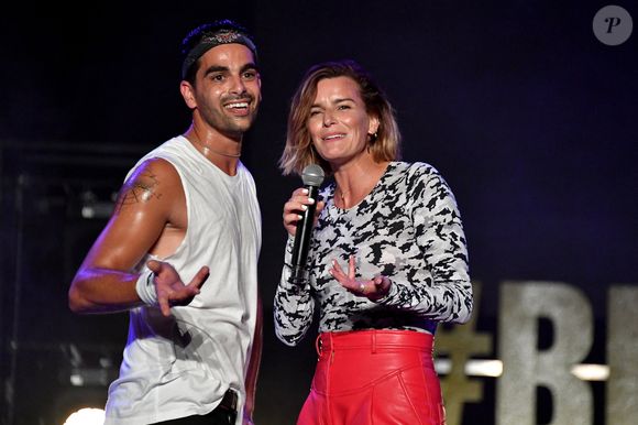 Semi exclusif  - les danseuses et danseurs Fauve Hautot, Christophe Licata, Katrina Patchett & Jordan Mouillerac. - Le BIG Tour concert au Théâtre de Verdure à Nice, le 22 aout 2020. © Lionel Urman / Bestimage