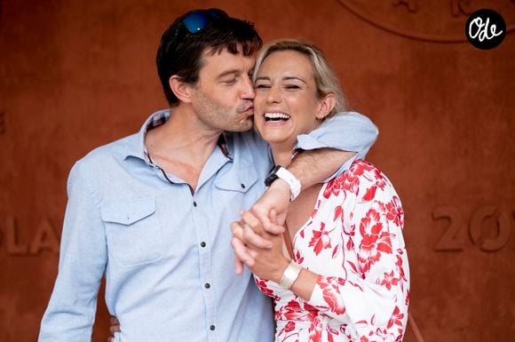Elodie Gossuin et son mari Bertrand Lacherie au village lors des internationaux de France à Roland Garros le 12 juin 2021.

© JB Autissier / Panoramic / Bestimage