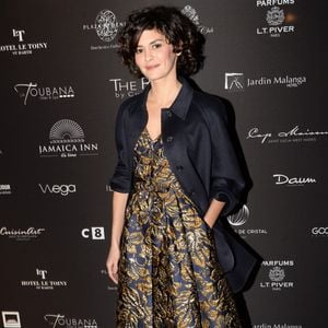 Audrey Tautou au photocall de la 11ème cérémonie des Globes de Cristal au Lido à Paris, le 30 janvier 2017. Crédit Rachid Bellak / Bestimage