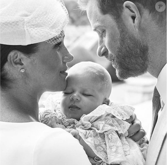 Meghan Markle, prince Harry et Archie de Sussex © Instagram