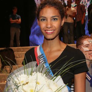 Chloé Mortaud au dernier défilé de mode "Jean-Paul Gaultier", collection prêt-à-porter printemps-été 2015, au Grand Rex à Paris. Le 27 septembre 2014. Crédit Veeren -Christophe Clovis / Bestimage