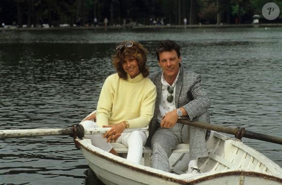 Archives - En France, à Paris, rendez-vous avec Herbert Léonard et Chantal Nobel au bois de Boulogne.

©Bestimage