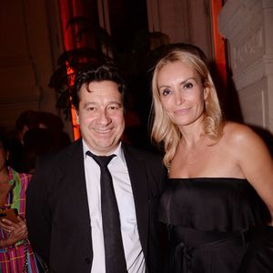 Laurent Gerra et Christelle Bardet - Moma Group fête son 10ème anniversaire à l'hôtel Salomon de Rothschild à Paris le 5 septembre 2022.. © Rachid Bellak/Bestimage