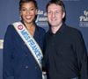 La société avait annoncé son retrait du concours

Exclusif - No Web - Angélique Angarni-Filopon, miss France 2025, Frédéric Gilbert, Président de la Société Miss France au photocall du "Gala des pièces jaunes, le concert événement" à La Défense Arena à Nanterre le 23 janvier 2025. © Jacovides / Moreau / Bestimage
