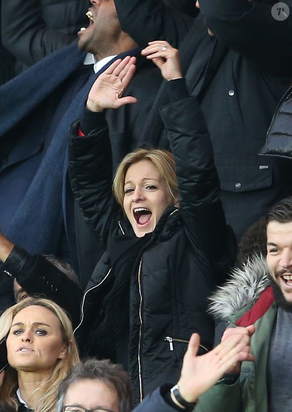 Audrey Crespo-Mara lors de la 27ème journée au Parc des Princes à Paris, le 20 février 2016. ©Bestimage