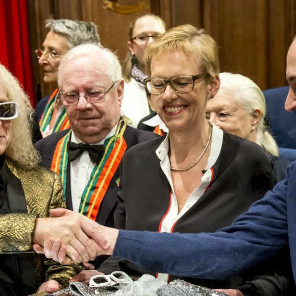 Une réception d'honneur pour Michel Polnareff le 17 novembre 2016 à Bruxelles. Photo by Danny Gys/Reporters/ABACAPRESS.COM