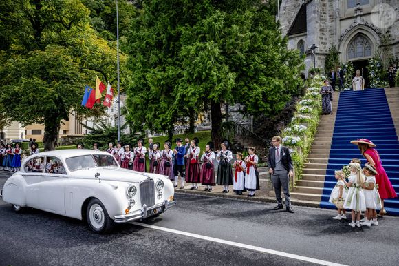 Le mariage de la princesse Marie Caroline de Liechtenstein et Leopoldo Maduro Vollmer à la cathédrale Saint-Florin de Vaduz, au Liechtenstein, le 30 août 2025. Dana Press / Bestimage