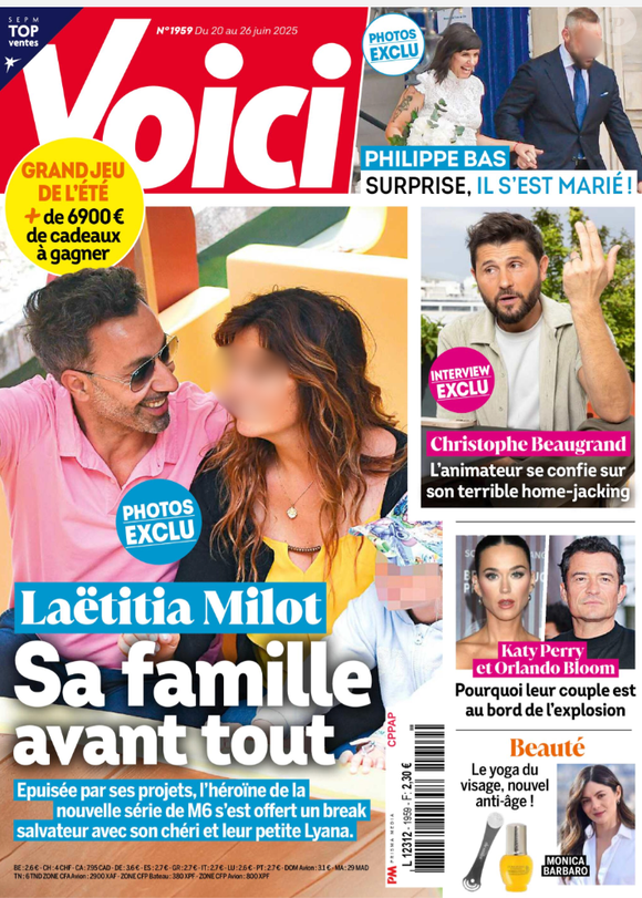 Couverture du magazine Voici du 20 juin 2025.