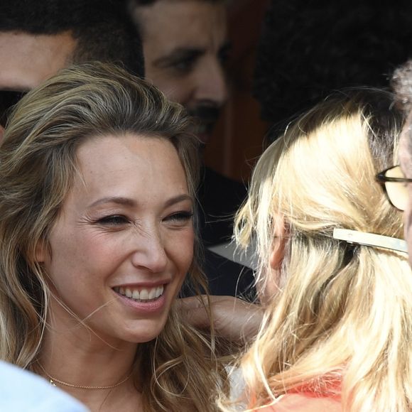 Mariage de Laura Smet et Raphaël Lancrey-Javal à l'église Notre-Dame des Flots au Cap-Ferret le jour de l'anniversaire de son père Johnny Hallyday le 15 juin 2019.

Agence / Bestimage