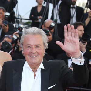 Alain Delon à Cannes, France.