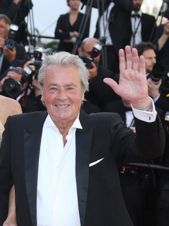 Alain Delon à Cannes, France.