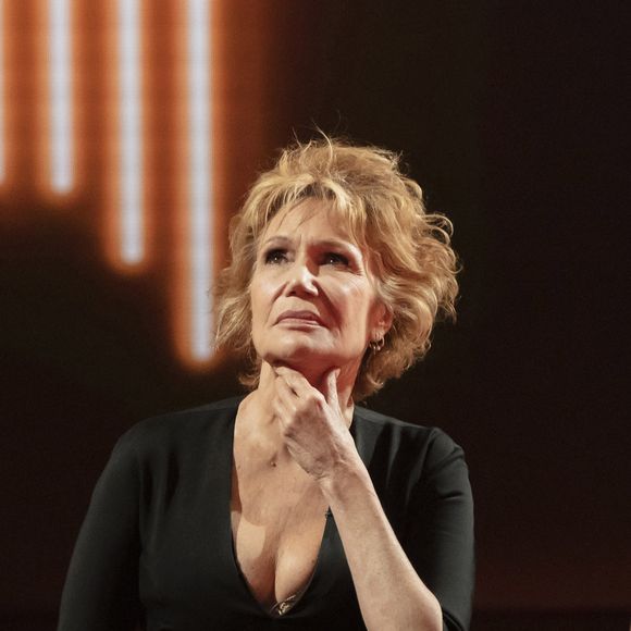 Exclusif - Clémentine Célarié - Pendant l'émission OEED (On Est En Direct)  , présentée par Laurent Ruquier et diffusée en direct  le 20 Février 2021 sur France2  à Paris, France. © Jack Tribeca/Bestimage