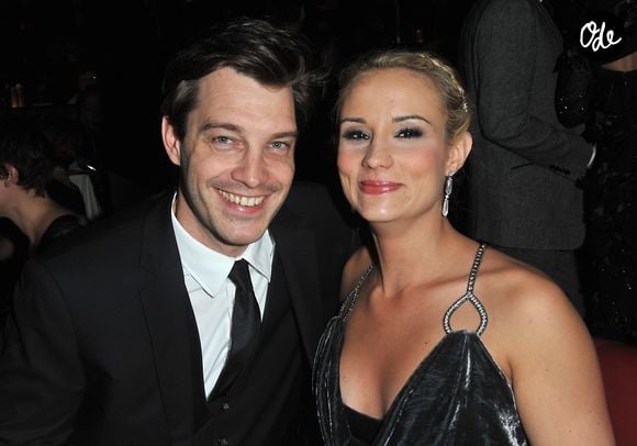 Elodie Gossuin et son mari Bertrand Lacherie lors de l'élection de Miss Prestige National 2013 au Lido a Paris le 10 décembre 2012.

VEEREN / BESTIMAGE