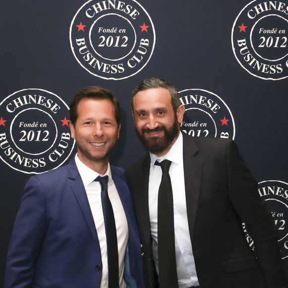 Exclusif - Harold Parisot, Cyril Hanouna au déjeuner du Chinese Business Club, avec C.Hanouna comme invité d’honneur, à Paris, France, le 19 juin 2025. © Jack Tribeca/Bestimage