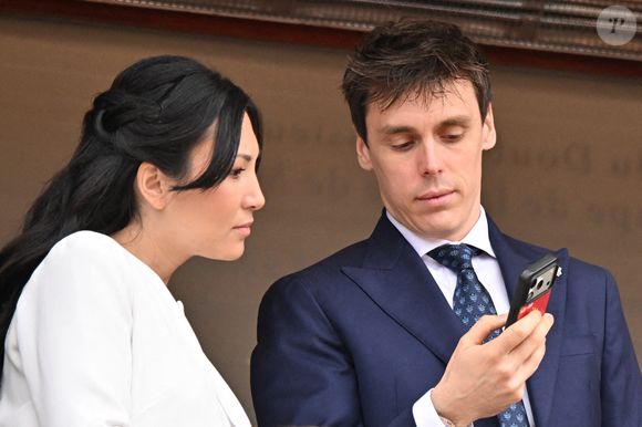 Louis Ducruet et sa femme Marie - La famille princière assiste à la finale du Rolex Monte-Carlo Masters au Monte-Carlo Country Club de Monaco le 12 avril 2026

© Bruno Bebert / Bestimage