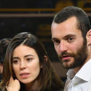 Exclusif - Louis Sarkozy et sa femme Natali Husic au championnat de kickboxing à Levallois, le 21 mai 2025. 

Photo : Vereen / Bestimage
