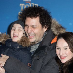 Le magicien Eric Antoine, Calista Sinclair-Antoine et leurs fils Ulysse et Raphaël - Avant-première du film "Tous en scène" au Grand Rex à Paris. Le 14 janvier 2017
© Cyril Moreau / Bestimage