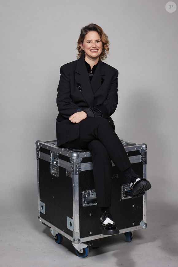 Exclusif - Elodie Poux - Studio avec les invités de l'enregistrement de l'émission "La chanson secrète N°14", présentée par N.Aliagas et diffusée le 26 décembre sur TF1, à Paris, France, le 9 décembre 2025. © Jacovides-Moreau/Bestimage