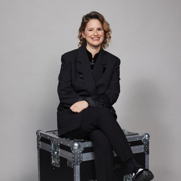 Exclusif - Elodie Poux - Studio avec les invités de l'enregistrement de l'émission "La chanson secrète N°14", présentée par N.Aliagas et diffusée le 26 décembre sur TF1, à Paris, France, le 9 décembre 2025. © Jacovides-Moreau/Bestimage