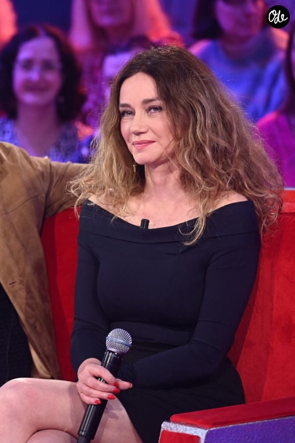Exclusif - Marine Delterme lors de l'enregistrement de l'émission "Vivement dimanche" au studio Rive Gauche, présentée par M.Drucker avec une diffusion sur France 3 le 15 mars 2026, à Paris, France, le 4 mars 2026. © Guillaume Gaffiot/Bestimage