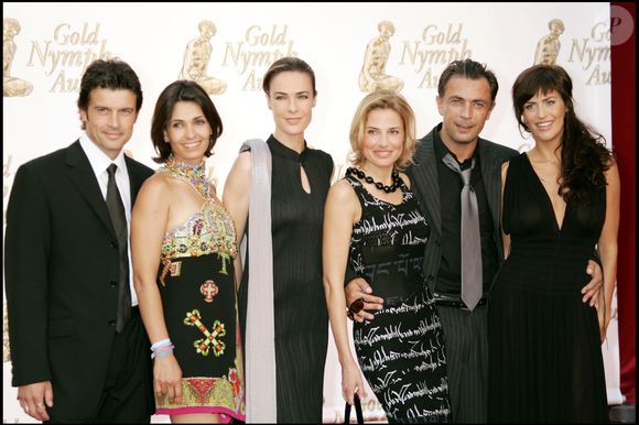 ADELINE BLONDIEAU, BENEDICTE DELMAS, CHRISTINE LEMLER ET ANNE CAILLON - CLOTURE DU FESTIVAL DE LA TELEVISION DE MONTE CARLO 2005