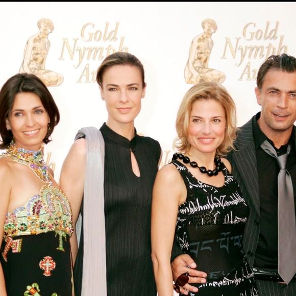 ADELINE BLONDIEAU, BENEDICTE DELMAS, CHRISTINE LEMLER ET ANNE CAILLON - CLOTURE DU FESTIVAL DE LA TELEVISION DE MONTE CARLO 2005