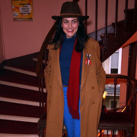 La chanteuse Lio a assiste au defile de mode haute-couture "Frank Sorvier" au theatre du Palais Royal a Paris. Le 23 janvier 2013 (PIX4U / BESTIMAGE).