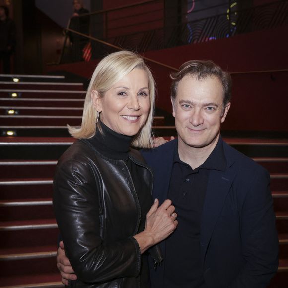Laurence Ferrari et son mari Renaud Capuçon - People au concert de Renaud Capuçon à l'Olympia à Paris, France, le 10 mars 2024. © Moreau-Tribeca/Bestimage
