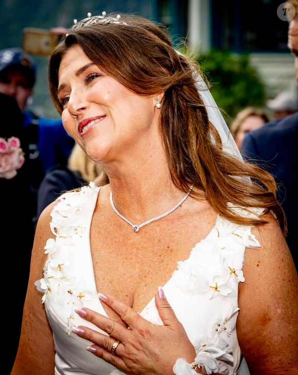 La princesse Martha Louise de Norvège, - Mariage de la princesse Martha Louise de Norvège et Durek Verrett à l'hôtel Union à Geiranger le 31 août 2024. @Dana Press / Bestimage