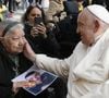 Sœur Geneviève était amie avec le pape
Le pape François lors de l'audience générale hebdomadaire sur la place Saint-Pierre au Vatican le 13 novembre 2024. Photo : Vatican Media/Catholic Press Photo/IPA/ABACAPRESS.COM